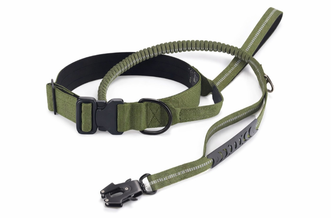 Nylon Tactical Collar and Leash Set