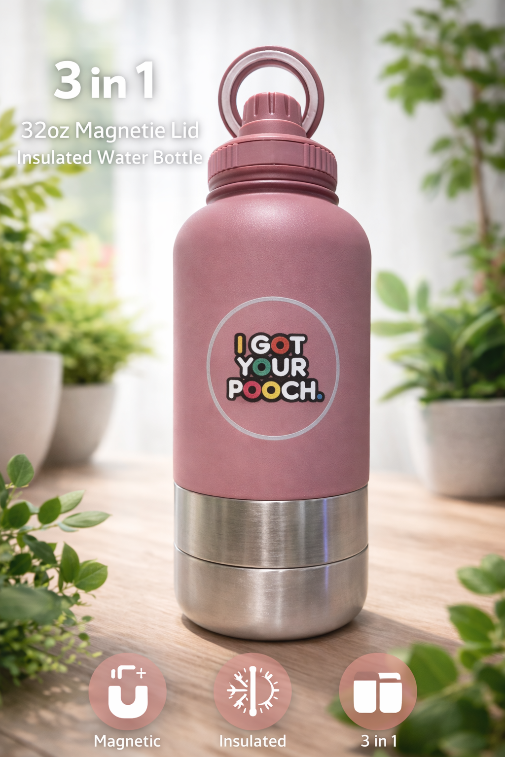 3-in-1 Water Bottle