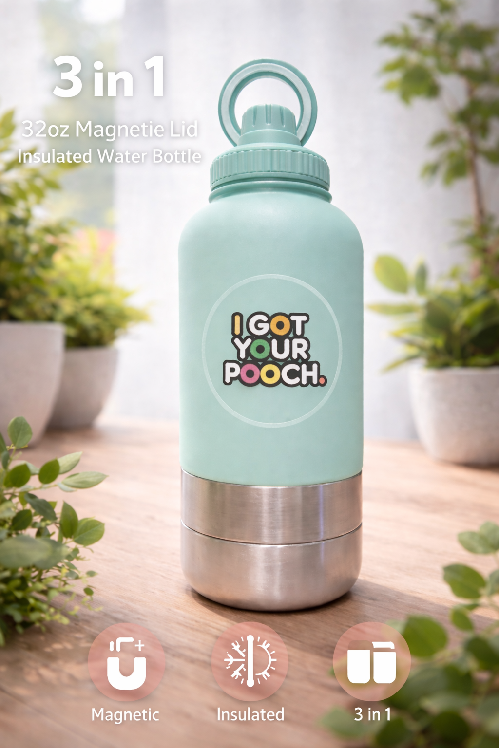 3-in-1 Water Bottle