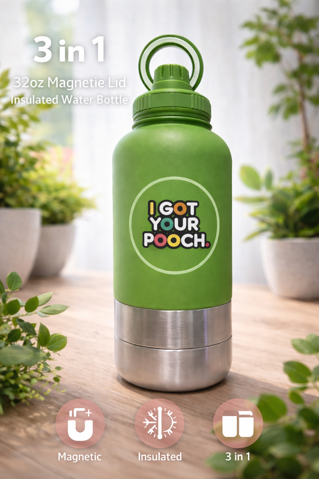 3-in-1 Water Bottle