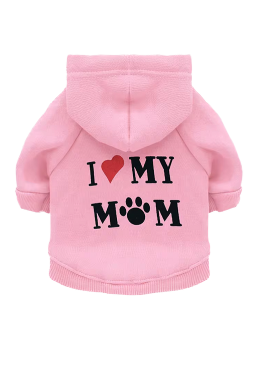 "I ♡ My Mom" Pet Sweater
